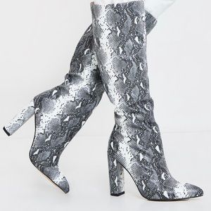 PLT Snakeskin Boots